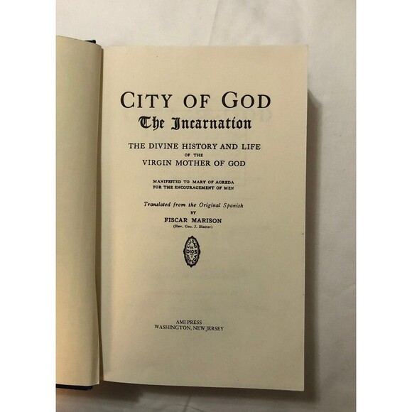 THE CITY OF GOD,The Incarnation, 1996 Edition Vol. 2, Mary of Agreda - Picture 3 of 7